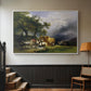 The Harvest Wagon (Der Heuwagen), c. 1850 - Floater Framed Canvas Print