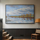The Banks of the River Seine, 1893 - Floater Framed Canvas Print