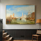 Venice: The Dogana and San Giorgio Maggiore, 1834 - Floater Framed Canvas Print