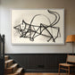 Study of a Cat (Étude de chat), 1946 - Floater Framed Canvas Print