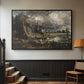 Salisbury Cathedral from the Meadows (Detail), 1831 - Floater Framed Canvas Print