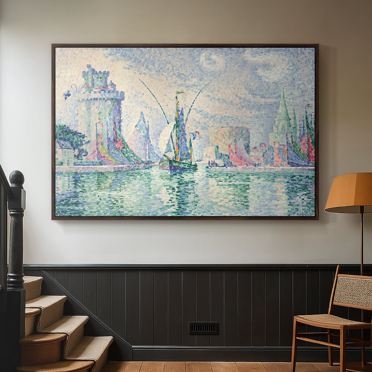 The Green Towers (Les tours vertes, la Rochelle), 1913 - Floater Framed Canvas Print