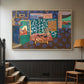 Interior with Aubergines, 1911 - Floater Framed Canvas Print