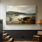 By the Water, 1876 - Floater Framed Canvas Print