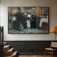 Kissing the Relic, 1893 - Floater Framed Canvas Print