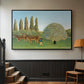 Meadlowland (The Pasture), 1910 - Floater Framed Canvas Print