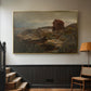 A Fisherman's Home, Lillesand, 1858 - Floater Framed Canvas Print