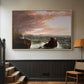 Views Across Frenchman's Bay from Mt. Desert Island, After a Squall, 1845 - Floater Framed Canvas Print