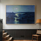 Camaret, Moonlight and Fishing Boats, 1894 - Floater Framed Canvas Print