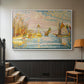 The Lighthouse at Groix, 1925 - Floater Framed Canvas Print