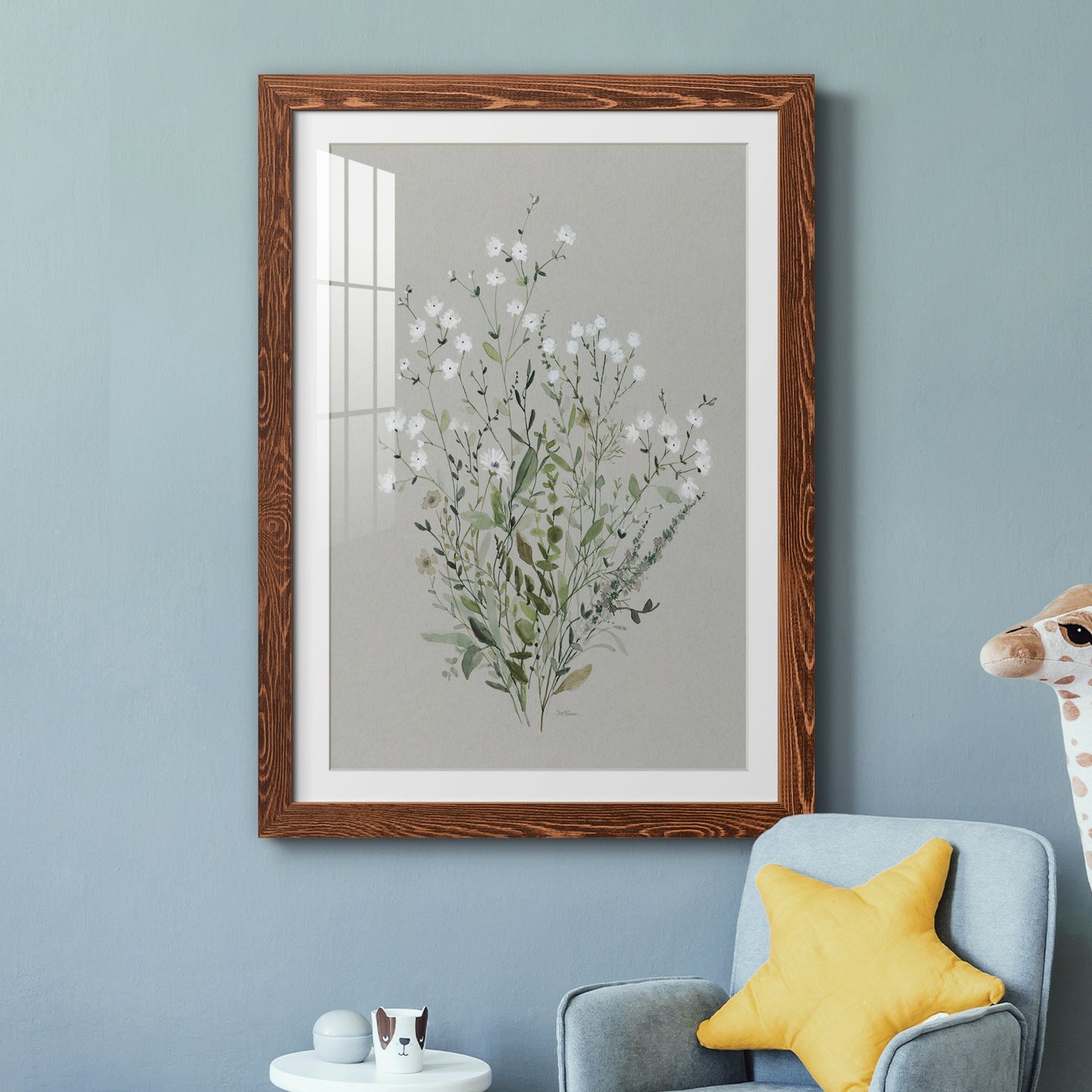 Bouquet of Grace II - Premium Framed Print - Distressed Barnwood Frame - Ready to Hang