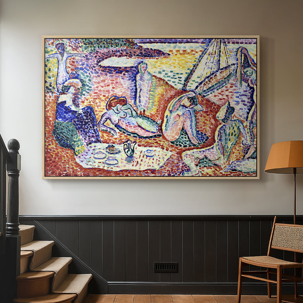 Luxe, Calme et Volupté, 1904 - Floater Framed Canvas Print