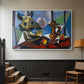 Still Life with Bull's Skull, 1939 - Floater Framed Canvas Print