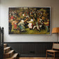 The Wedding Dance, c. 1566 - Floater Framed Canvas Print