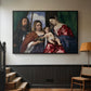 Madonna and Child with Saints Dorothy and George, c. 1516 - Floater Framed Canvas Print