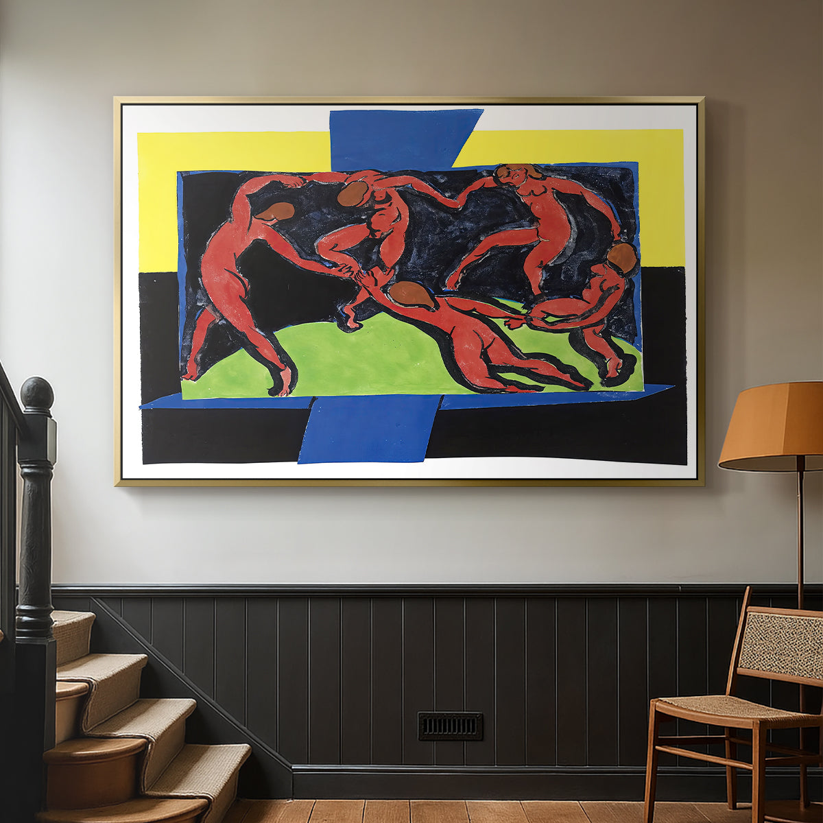 The Dance (La Danse), 1939 - Floater Framed Canvas Print