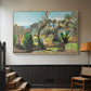 Landscape near Nice, c. 1918 - Floater Framed Canvas Print