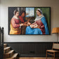 Sacred Conversation, c. 1505 - Floater Framed Canvas Print