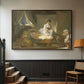 The Visit to the Nursery, c. 1775 - Floater Framed Canvas Print