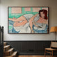 Nude in a Bathrobe (Nu au peignoir), 1941 - Floater Framed Canvas Print