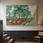The Garden of Saint-Paul Hospital, 1889 - Floater Framed Canvas Print