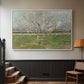 Orchard in Blossom (Plum Trees), 1888 - Floater Framed Canvas Print