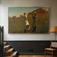 A Temperance Meeting, 1874 - Floater Framed Canvas Print
