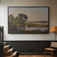 Landscape with a River, 1892 - Floater Framed Canvas Print