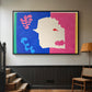 The Wolf (Le loup), from Jazz, 1947 - Floater Framed Canvas Print