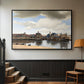 View of Delft, c. 1660-1661 - Floater Framed Canvas Print