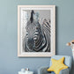 Namibia Zebra - Premium Framed Print - Distressed Barnwood Frame - Ready to Hang