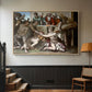 The Sacrifice of Noah (Sistine Chapel), 1509 - Floater Framed Canvas Print
