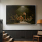 Low Church Devotion (Haugianerne), 1848 - Floater Framed Canvas Print