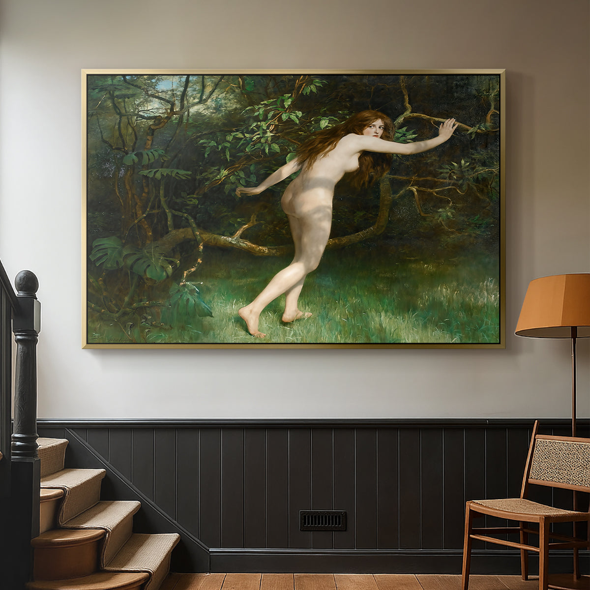 Eve, 1911 - Floater Framed Canvas Print