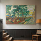 The Garden of Saint-Paul Hospital, 1889 - Floater Framed Canvas Print