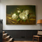 Magnolias on Gold Velvet Cloth, c. 1888-1890 - Floater Framed Canvas Print