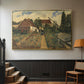Garden of a Florist (The Flower Garden), 1864 - Floater Framed Canvas Print