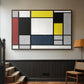 Composition with Yellow, Red, Black, Blue, and Gray, 1920 - Floater Framed Canvas Print