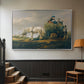 The Hay Wagon (Der Heuwagen), 1824 - Floater Framed Canvas Print
