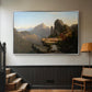 Scene from “The Last of the Mohicans”, 1827 - Floater Framed Canvas Print