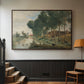 Landscape at Arleux-du-Nord, c. 1871-1874 - Floater Framed Canvas Print