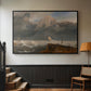 Port Ruysdael, 1827 - Floater Framed Canvas Print