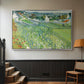 Vineyards at Auvers, 1890 - Floater Framed Canvas Print