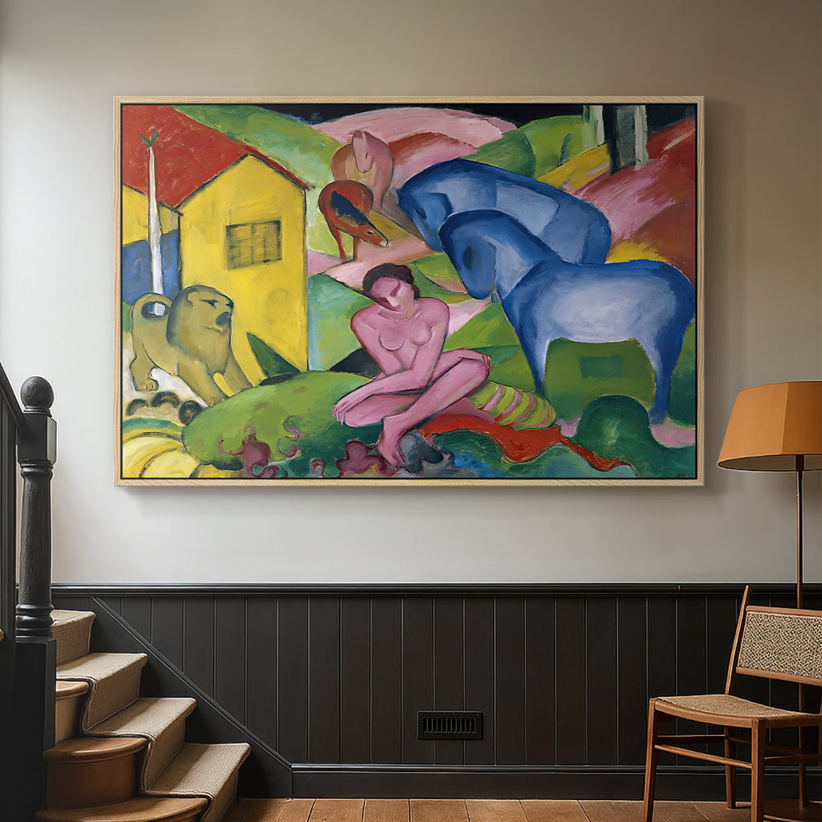 The Dream, 1912 - Floater Framed Canvas Print