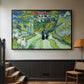 Stairway at Auvers, 1890 - Floater Framed Canvas Print