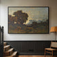 Sunset on the Allier (Soleil couchant sur l'Allier), 1904 - Floater Framed Canvas Print