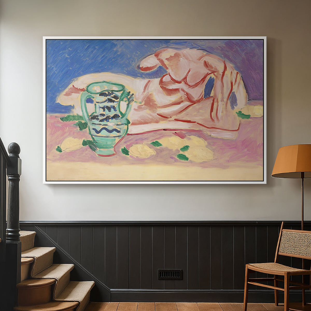 Ilyssus from the Parthenon, 1908 - Floater Framed Canvas Print