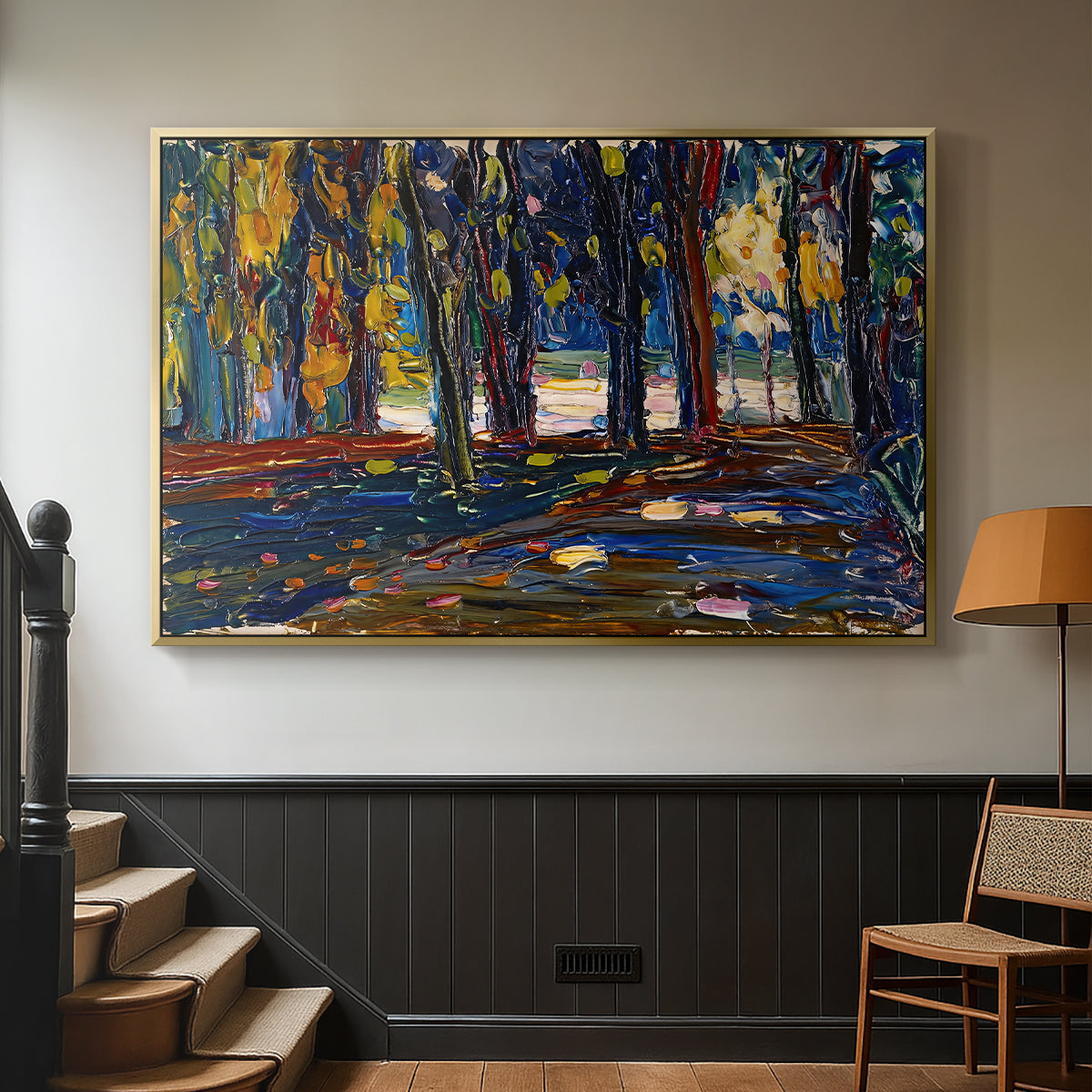 Autumn Study, 1908 - Floater Framed Canvas Print