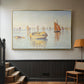 Concarneau, Quiet Morning, Opus 219, 1891 - Floater Framed Canvas Print