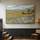 Enclosed Field with Ploughman, 1889 - Floater Framed Canvas Print
